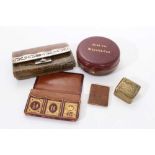 Late 19th/early 20th century German travelling writing set.