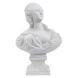 A French biscuit porcelain bust of Madame du Barry