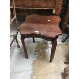 Mahogany occasional table