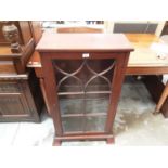 19th century mahogany bookcase with single astragal glazed door