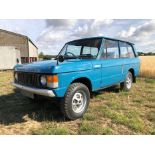 1971 Range Rover Classic 2 door (Suffix A), Reg. No. MOO 638J, 3528cc V8, engine no. 35500750A, chas