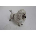 Royal Doulton lion cut poodle