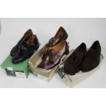 Gentlemens Gentlemens vintage leather shoes. Makes include Crown Major, Technic, mixed sizes.