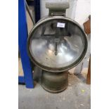 Large free standing Tilly Lamp, glass marked 'Tilly Hendon'