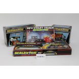 Scaletric Super -Stox set in original box plus a selection of boxed accessories.