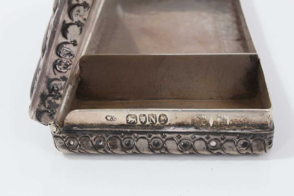 Victorian silver rectangular box - Image 4 of 4