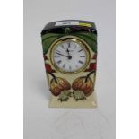 Moorcroft Anna Lily pattern clock by Nicola Slaney