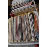 Two boxes of various LP's