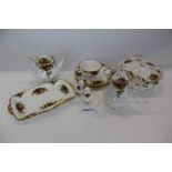 Quantity Royal Albert Old Country Roses tea and dinner ware