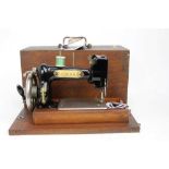 Rare Ismak sewing machine, cased