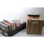 Two boxes of military related reference books including on Nazi Germany and the Second World War