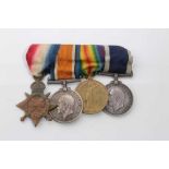 First World War Royal Navy medal group comprising 1914-15 Star named to J.20031. H. Bryant. A.B. R.N