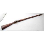 Victorian Percussion Enfield three band military musket