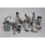 Group of 11 Lladro figures