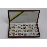 Vintage Gem and semi precious mineral stone sample set in fitted case