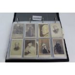 Cartes De Visit collection in album. Includes Military, Clergy, Aristocracy, Signed Lola Montez Iri