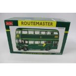 Sun Star Routemaster Double Decker bus 'Greenline', 1:24 scale in original box with certificate and