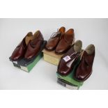 Gentlemen's vintage leather shoes casuals by Loakes. Mixed sizes.