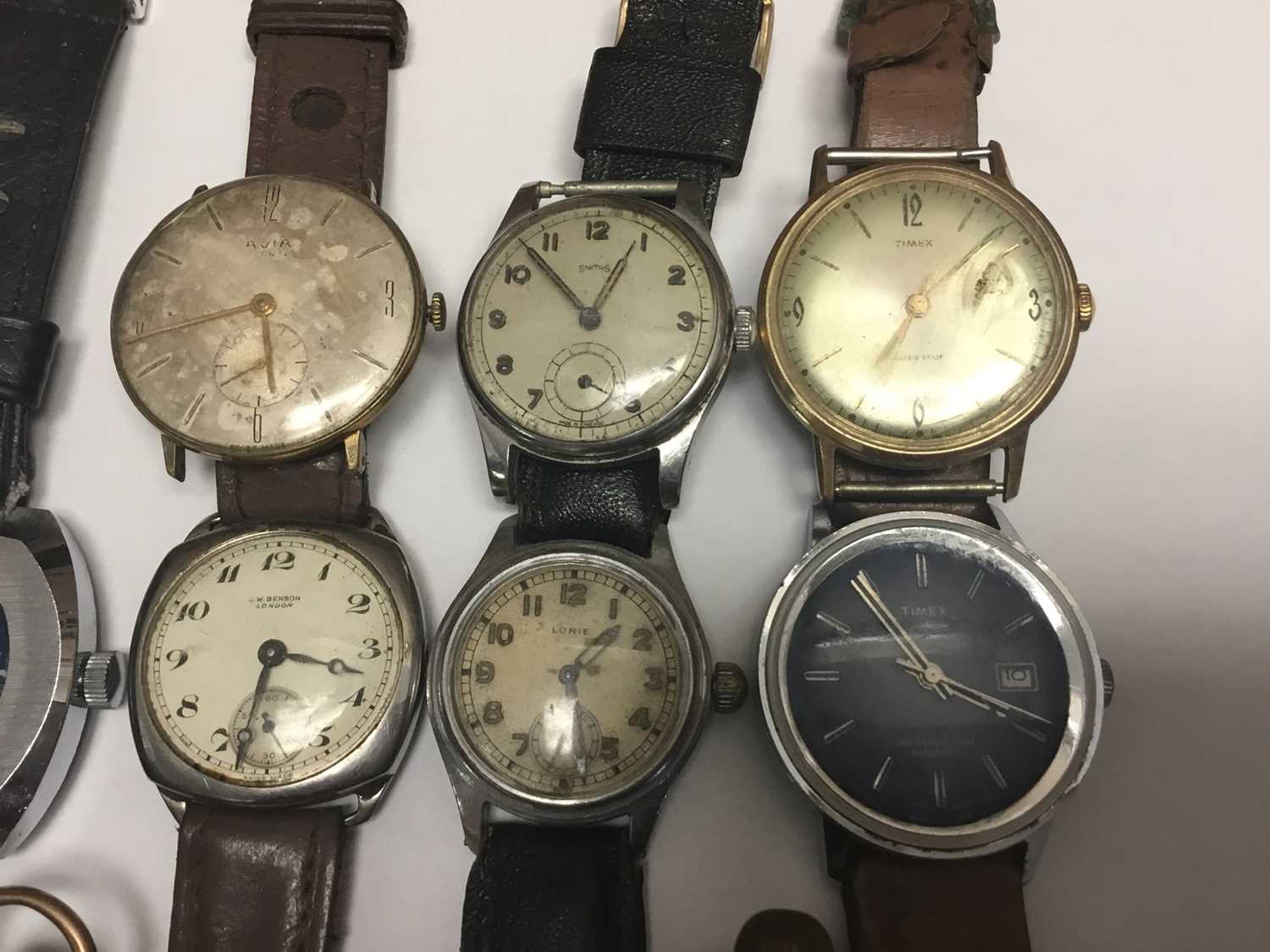 Group of vintage wristwatches and two pocket watches - Image 6 of 8