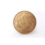 G.B. Gold Half Sovereign Edward VII 1903 AVF (1 coin)