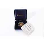 Bermunda - Gold Ten Dollar commemorative coin 1996, (N.B. 14 carat gold, weight 7.776 grams. In