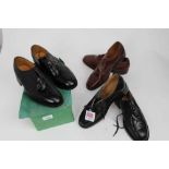 Gentlemen's vintage British leather shoes. Casuals by Loake, various makes of brogue including Loake