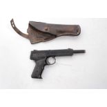 First World War Automatic pistol holster dated 1918 and Diana air pistol