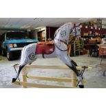 Good quality children's rocking horse on cantilever base