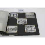 Photographs in six albums including 1930s Egypt, 1940s European travels India animals, traders, baza