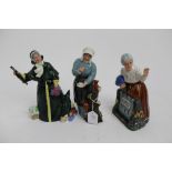 Three Royal Doulton figures - Christmas Parcels HN2851, Thank You HN2732 and Good Friends HN2783