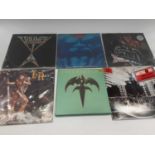 Case of LP records including Lee Aaron, Demon, Tygers of Pan Tang, Twisted Sister and Magnum (approx