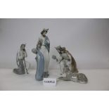 Extensive Lladro and Nao nativity group, boxed (approximately 11 figures)