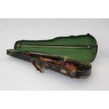 Violin in case