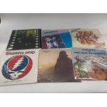 Case of LP records including Caravan Wishbone Ash, Grateful Dead and Deep Purple (Approx 35)