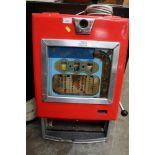 1950s one arm bandit arcade / slot machine 'Duchess' in red painted case