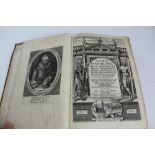 Ancient funeral monuments by John Weever 1631 first editon, London 4to calf binding, ex Libris - Kim