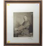 Sir Oswald Hornby Joseph Birley MC RA ROI- signed print of Field Marshall Sir Henry Wilson, signed b