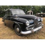 1956 Humber Hawk MK VI 4 Door Saloon, 2267cc straight four overhead valve engine, Reg. No. WHU 859.