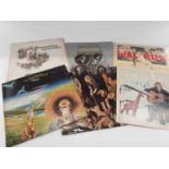 Qty mixed records rock, pop LPs, Walrus, Family, also includes two presentation discs, Sting