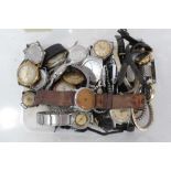 Group vintage wristwatches