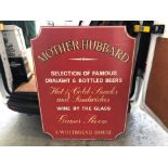 Four Large 20th pub signs for the Albion, The Old Fountain, The Crown and The Mother Hubbard (4)