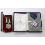 Malaysian Medal together with a WVS medal (2)