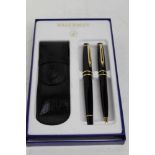 Waterman Ballpoint and fountain pen set and a choral whistle