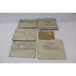 Quantity of 16th - 19th century indentures, including mortgages, settlements, probate, Norfolk and S
