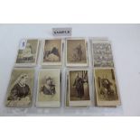 Cartes De Visite Queen Victoria and other members of the Royal family.