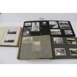 Three photograph albums overseas including Ivory Coast, Aden, Iraq, good village scenes, People, Tem