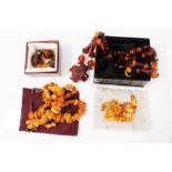 Group of amber jewellery