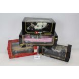 Diecast boxed selection of larger 1:18 scale models, including Burago, Maistro (7)