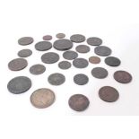 G.B. - Mixed 18th & 19th Century copper coins in generally VG - GF condition (37 coins)