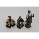 Three Royal Doulton figures - Omar Khayyam HN2247, The Blacksmith HN2782 and The Wayfarer HN2362